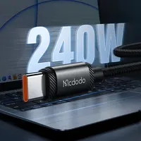McDodo - USB-C to USB-C, Charging and Data Sync, 240W, 1.2m, Schwarz – Bild 7