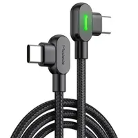 McDodo - USB-C to USB-C charging cable, 1.5m, 60W, TPU/nylon, black – Bild 1