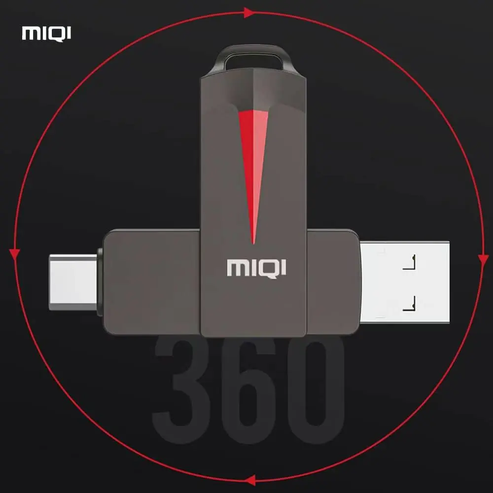 MIQI USB+USB-C 3.0 Stick 512GB Model: S1