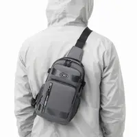 Okade - Borsa Sport Bum Grigio Scuro - Borsa a tracolla Crossbody, Grigio Scuro – Bild 3