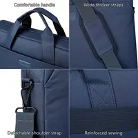 Okade Macbook / Laptop Bag 15.6 pollici T65 - Borsa per notebook con tracolla, rosso – Bild 4