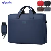 Okade Macbook / Laptop Tasche 15.6 Zoll T65 - Notebooktasche mit Schultergurt, Rot – Bild 3