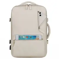 Okade - S2304 Sac à dos pour ordinateur portable - USB, résistant à l'eau, voyage d'affaires, jusqu'à 17,3 pouces, rose – Bild 6