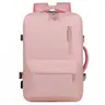Okade - S2304 Sac à dos pour ordinateur portable - USB, résistant à l'eau, voyage d'affaires, jusqu'à 17,3 pouces, rose