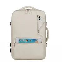 Okade - S2304 Zaino per laptop 17,3" - USB, idrorepellente, business & travel, azzurro – Bild 6