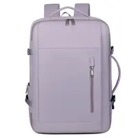 Okade S3610 Laptop Backpack 17.3 inch - Business Travel Backpack with USB, Suitcase Design, Purple – Bild 2