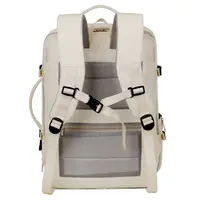 Okade S3610 Laptop Backpack 17.3 inch - Business Travel Backpack with USB, Suitcase Design, Beige – Bild 4