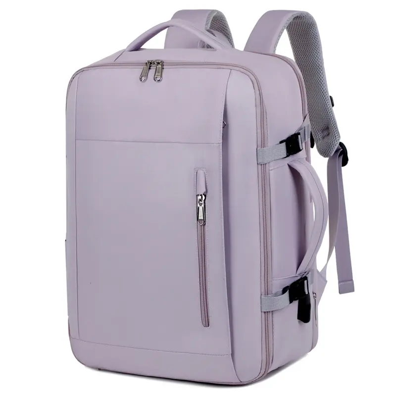 Okade S3610 Zaino per laptop da 17,3 pollici - Zaino da viaggio business con USB, design a valigia, viola
