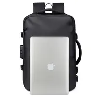 Okade S70 Sac à dos pour ordinateur portable 17.3 pouces - Business & Travel Rucksack USB, fonction valise, noir – Bild 3