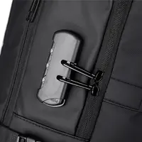Okade S70 Sac à dos pour ordinateur portable 17.3 pouces - Business & Travel Rucksack USB, fonction valise, noir – Bild 5