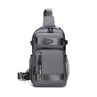 Okade - Sac banane sport gris foncé - Sling Bag Crossbody Sac d'épaule, gris foncé – Bild 1
