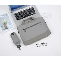 Okade T62 Sacoche pour Macbook / Laptop 13.3-14 pouces - rembourrée, bandoulière, Gris – Bild 2