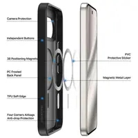 Pixel 11/10/9 (Pro) - Dux Ducis Yind Series mit Magsafe in Schwarz – Bild 4