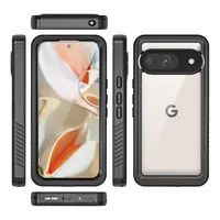 Pixel 9 - Custodia da esterno Redpepper FS Series con protezione antipolvere e copri-porte, nera – Bild 8