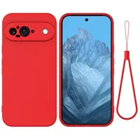Pixel 9 - Custodia in silicone rosso – Bild 1
