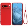 Pixel 9 Pro XL - Silikon Hülle rot