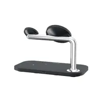 Proove - Caricabatterie wireless 3 in 1 a campo magnetico, nero – Bild 3