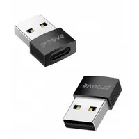 Proove - Extension USB-A to USB-C Adapter, Black – Bild 2