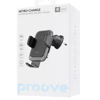 Proove - Nitro Charge Car Mount with Wireless Charger, Schwarz – Bild 2