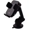 Proove - Supporto da auto a triplo morsetto con caricabatterie wireless, nero