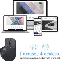 rapoo - MT760 - Bluetooth Maus - Kabellose Maus, Schwarz – Bild 2
