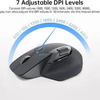 rapoo - MT760 - Bluetooth Mouse - Wireless Mouse, Black – Bild 4