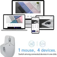 rapoo - MT760 - Mouse Bluetooth - Mouse senza fili, grigio chiaro – Bild 2