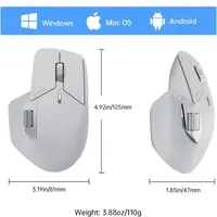 rapoo - MT760 - Souris Bluetooth - Souris sans fil, Gris clair – Bild 8