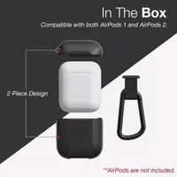 Raptic - Airpods 1.Gen/2.Gen Defense Trek Outdoor Etui, Schwarz – Bild 1