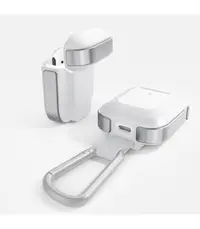 Raptic - Custodia Airpods 1st Gen/2nd Gen Trek Defence Outdoor, bianco – Bild 2