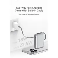 Recci RPB-P63 20000mAh Power Bank, 22.5W Fast Charging with Built-in USB Type-C Cable, Silver – Bild 8