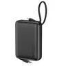 Recci RPB-P63 20000mAh Power Bank, 22.5W Fast Charging with Built-in USB Type-C Cable, Silver