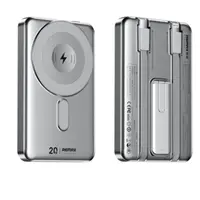 REMAX CX-2 Wireless Charging Powerbank, 15W, 10000mAh, Silber – Bild 1