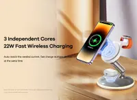 REMAX - RP-W90 3-in-1 Foldable Wireless Charger, 22W, Weiss – Bild 3