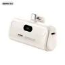 REMAX RPP-632 Capsule Series 2A Type-C Banque d'alimentation de secours 5000mAh, Blanc