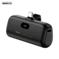 REMAX RPP-632 Capsule Series 2A Type-C Emergency Powerbank 5000mAh, Black – Bild 1