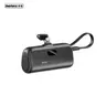 REMAX RPP-77 Capsule Series 20W Powerbank 5000mAh mit iPhone Kabel Schnellladung, Schwarz