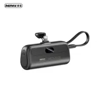 REMAX RPP-77 Capsule Series 20W Powerbank 5000mAh with iPhone Cable Quick Charge, Black – Bild 1