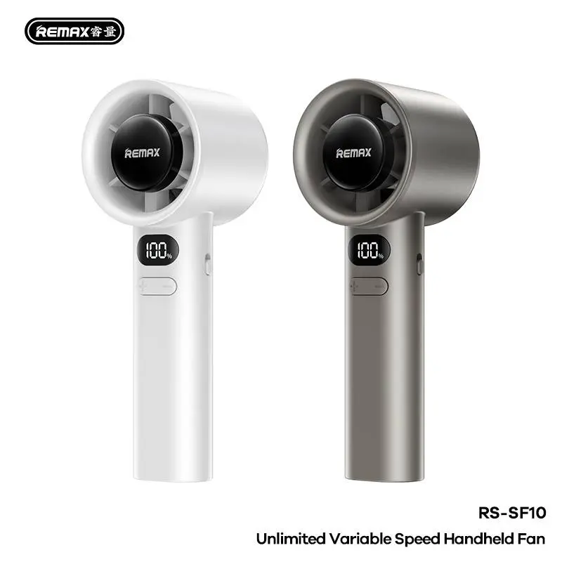 REMAX RS-SF10 Unlimited Stufenloser Handventilator, Grau
