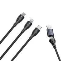 Rixus - 5-in-1 Fast Charging Cable (RXUC23) - Schwarz – Bild 4