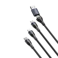 Rixus - Câble de recharge rapide 5 en 1 (RXUC23) - noir – Bild 1
