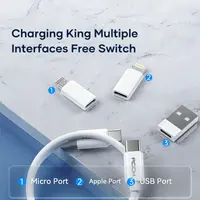 ROCK - Kit de rangement multifonctionnel - câble USB-C PD (60W), compartiment SIM et adaptateur – Bild 7
