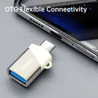 Rock - L12 USB-A 3.0 to Type-C OTG Adapter, Gold – Bild 7