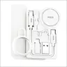 ROCK - L14 Kit de câbles de recharge multifonction avec boîte de rangement, blanc, kit de voyage