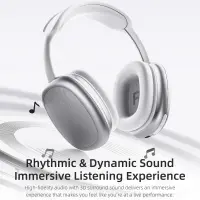 ROCK O5 - HiFi Wireless Headphones, Silver – Bild 5
