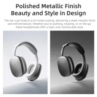 ROCK O5 - HiFi Wireless Headphones, Silver – Bild 6
