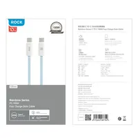ROCK Rainbow Series C TO C 100W Fast Charging Data Cable 1.2M Violet – Bild 6