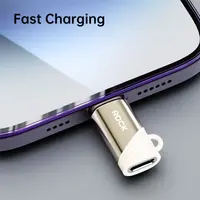 Rock - RCL0021 Adaptateur USB type-C femelle vers Lightning mâle, or – Bild 7