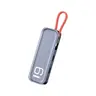 ROCK TR06 6-in-1 USB-C Dock - HDMI, 3×USB, SD/TF card reader, PD, gray