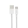 ROCK Z20 USB-A zu USB-C Kabel 100 cm – 6A Schnelllade- & Datenkabel, gewoben, weiss